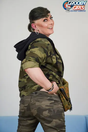 Trans Woman Strips Out of Her Military Uniform