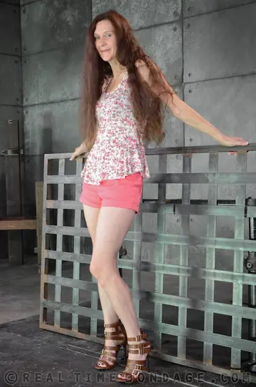 Paintoy Emma – Skinny Mature Brunette in Shorts Bound in BDSM Threesome