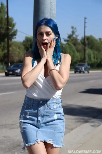 Petite German Brunette Gives POV Blowjob and Gets Fucked Doggy in the Car