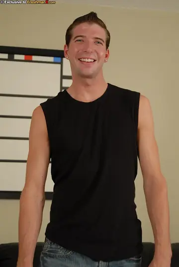 Man Jerks Small Cock to Cumshot