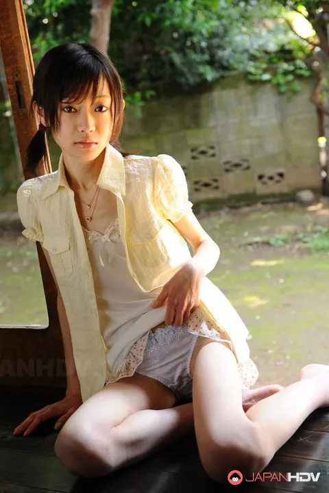 Aoba Itou: Japanese MILF Models Satin Lingerie and a Skirt – photo 6 of 15