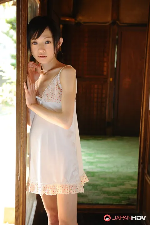 Aoba Itou: Japanese MILF Models Satin Lingerie and a Skirt – photo 13 of 15