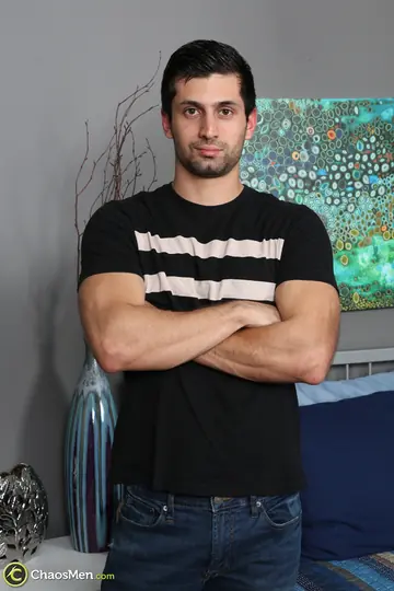 Thick Arab Stud Strips to Show His Hairy Ass and Cock