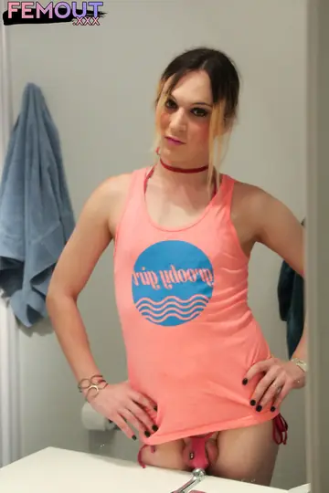 Trans Woman Sucks Cock Then Takes It Doggy Style