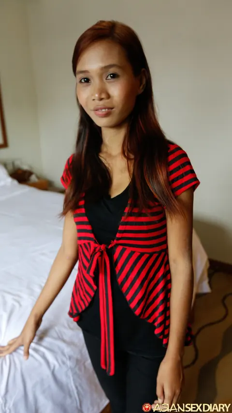 Slim British Asian Woman Gives a Handjob and Spreads Her Legs Clothed – photo 2 of 20