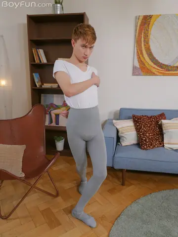 Slim Guy Strips Naked and Shows His Big Cock by the River