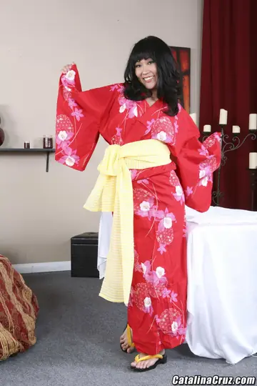 Yuki Mori – Petite Asian Brunette Drops Her Robe for Sex