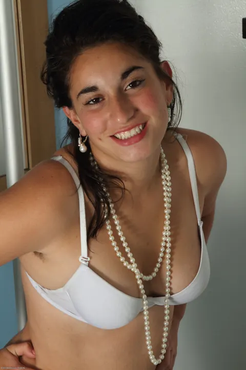 Petite Latina Undresses and Shows Her Hairy Pussy – photo 2 of 21