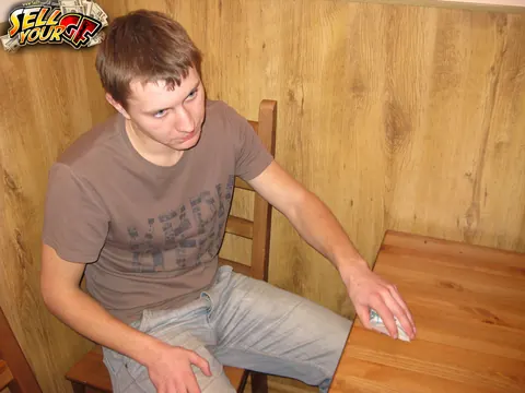 Short-Haired Redhead Takes Anal Doggy Until He Cums – photo 20 of 20