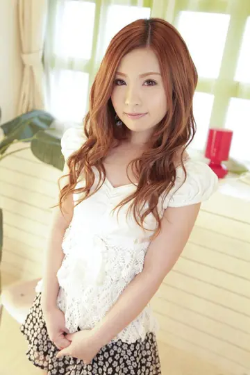 Mika Nakagawa – Japanese Redhead in a Skirt Gives a Handjob and Takes Cum in Mouth