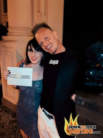 Slim German Brunette in Glasses Gets Fucked in a Hotel