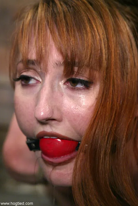 Kendra James: Slim Redhead MILF Bound and Restrained on the Floor – photo 18 of 21