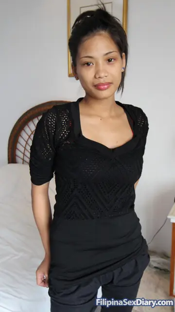 Tall Blonde Undresses for Stranger in the Hotel