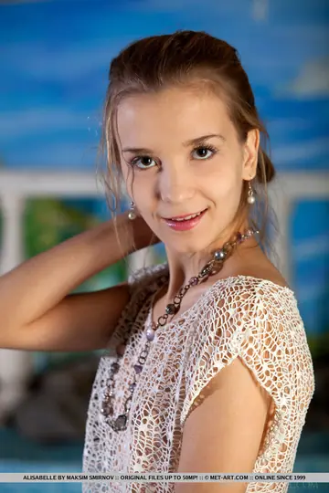 Woman Drops Her Dress to Swim and Spread by the Pool