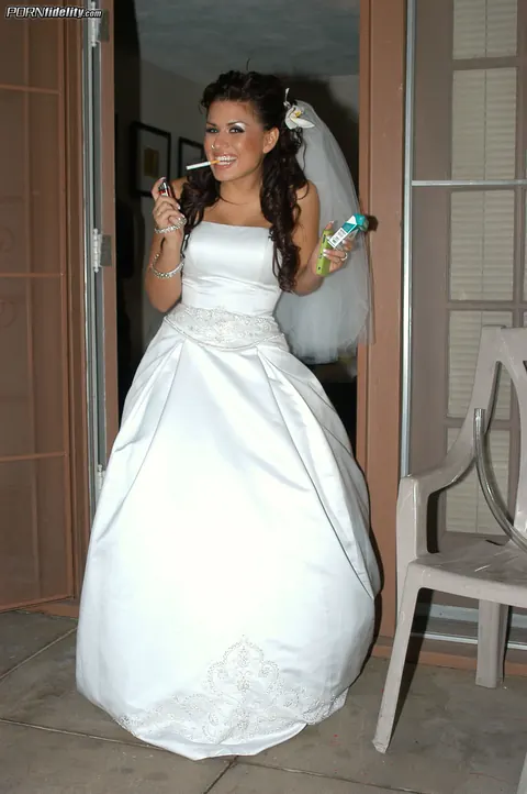 Eva Angelina: Petite Latina MILF Kisses and Has Group Sex on Her Wedding Day – photo 10 of 16