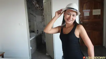 Thick Tattooed Thai in Lingerie Gets Fucked Doggy Style