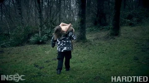 Ashley Lane: PAWG Redhead Spreads and Endures Bondage in the Forest – photo 8 of 14