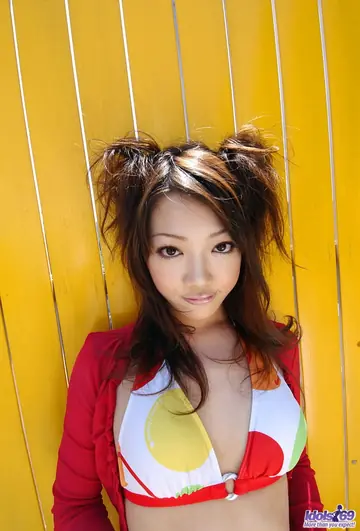 Mai Kitamura – Thick Japanese Redhead in Heels Spreads Her Hairy Bush