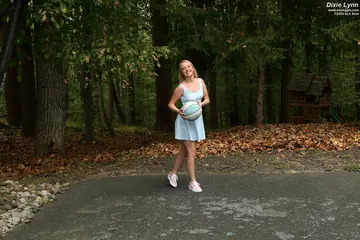 Dixie Lynn – Blonde PAWG in a Skirt Fists Her Ass and Uses a Toy