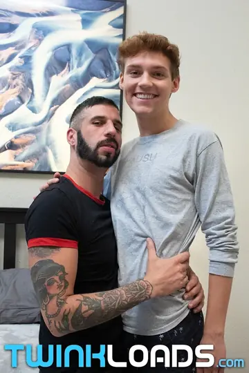 Hairy Men Rim, Kiss and Fuck in a Threesome