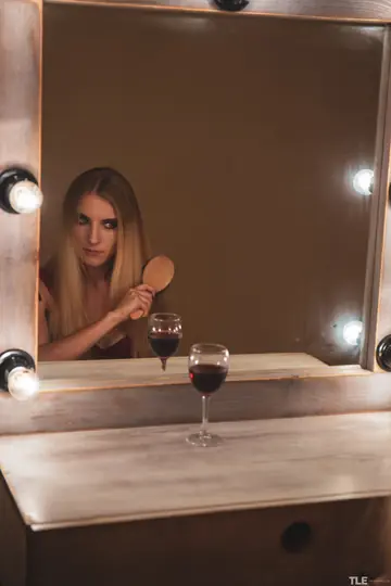 Kerry Bradshow – Petite Ukrainian Blonde Undresses Out of Her Lingerie