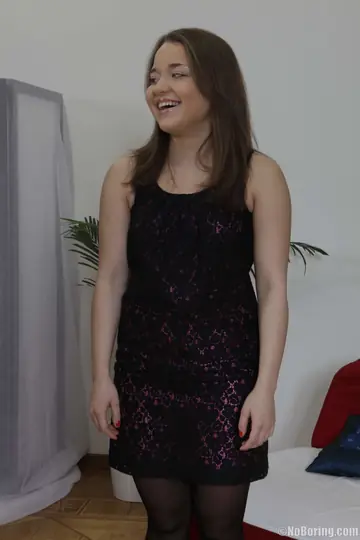 European Babe Strips and Takes Anal After a Blowjob