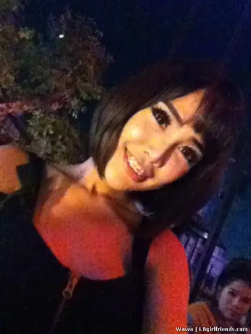 Thai Trans Woman Poses in a Mini Skirt