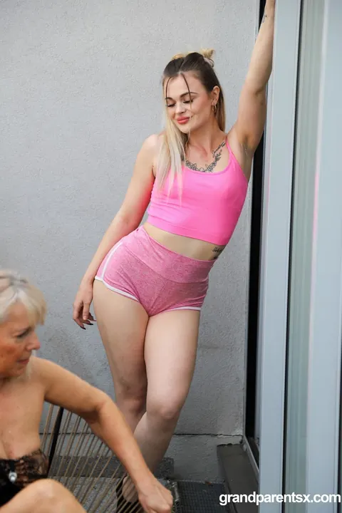 Koko Blond: Mature Blonde PAWG Joins Couple for a Threesome and a Cumshot – photo 1 of 21