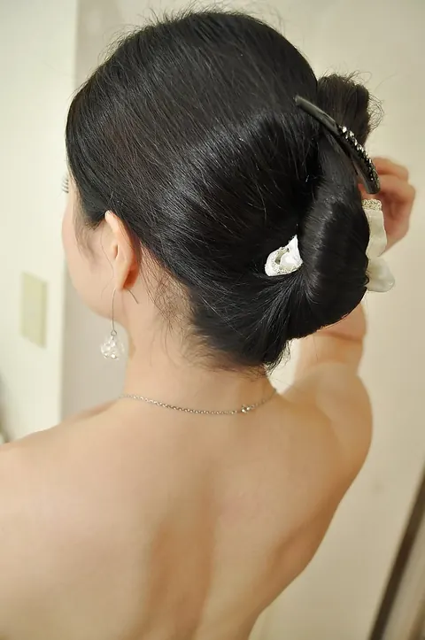 Asian Brunette Showers in the Bathroom – photo 3 of 16