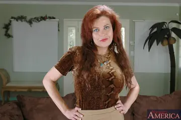 Susan Evans – Tall Redhead MILF with Big Tits Sucks and Fucks Her Partner