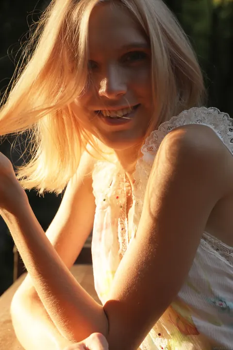 Nora Pace: Blonde Ukrainian Strips Out of Her Dress Outdoors – photo 15 of 20