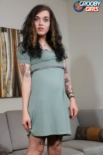 Trans Woman Slips Out of Her Dress to Pose Nude