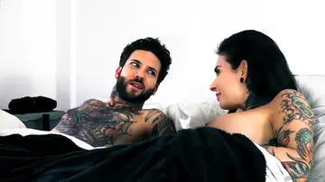 Joanna Angel – Tattooed Brunette MILF Fucks and Sucks in the Bedroom