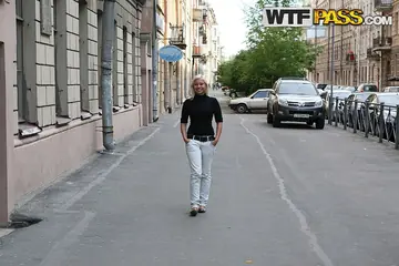 Dulsineya – Blonde with Small Natural Tits and Tattoo Takes Anal Outdoors