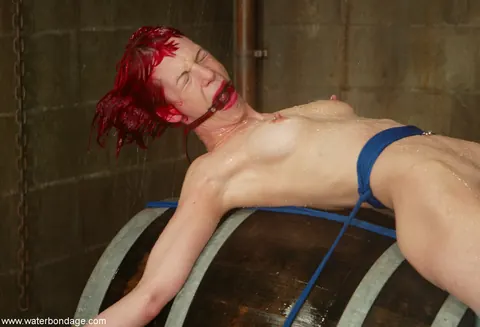 Kory Vixen: Slim Redhead MILF Restrained and Spreads Her Pussy – photo 13 of 20