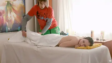 Wendy Harper – Slim Russian Brunette with Big Natural Tits Fucks Her Masseur
