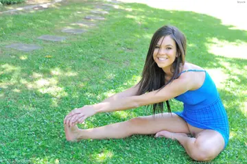 Brunette Strips Out of Her Dress in Public