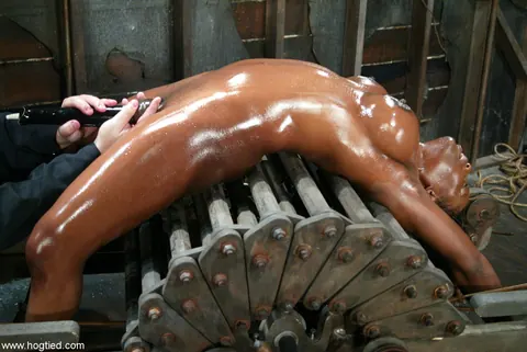 Jada Fire: Petite Ebony MILF Strips for Bondage and Dildo Play – photo 15 of 20