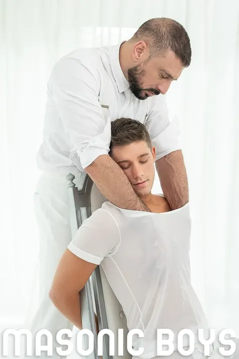 Bound Guy Gets a Handjob Until He Cums – photo 6 of 20