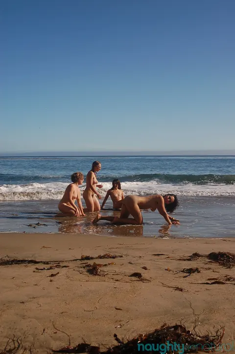 Ava Solanas: Tattooed Hairy Brunettes Lick and Finger Each Other on the Beach – photo 9 of 21