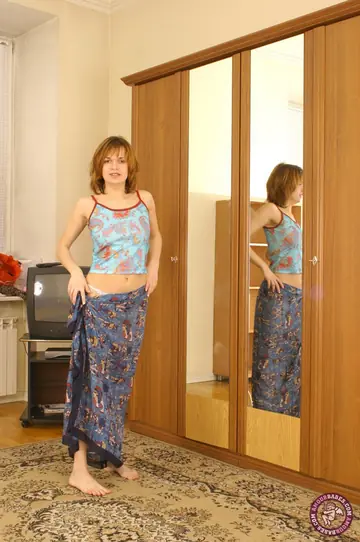 European Redhead PAWG Strips Out of Her Panties and Spreads