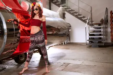 Sabina Rouge – Petite Redhead Strips Naked and Shows Off Her Small Tits in a Car