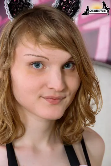 Thick Trans Woman Strips Out of Her Maid Uniform