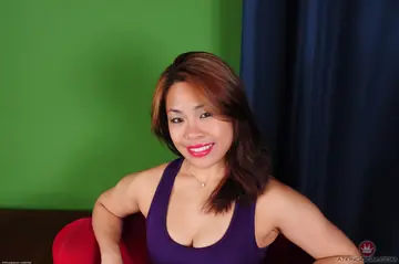 Laci Hurst – Asian Redhead MILF in Lingerie and Skirt Fingers Her Ass