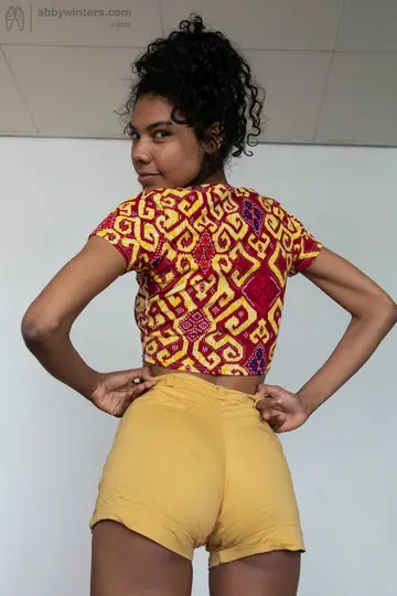 Adriana E – Busty African Latina Spreads Her Wet Pussy Wide