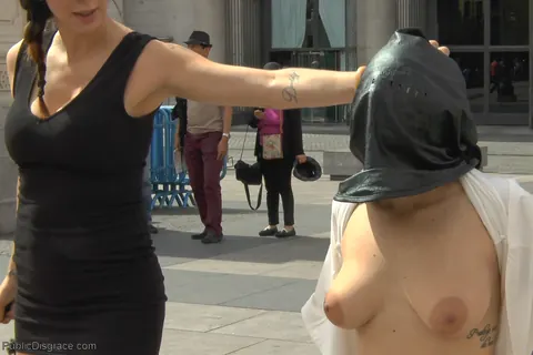 Chiara Diletto: Spanish Brunettes in Skirts Bound and Exposed in Public – photo 10 of 20