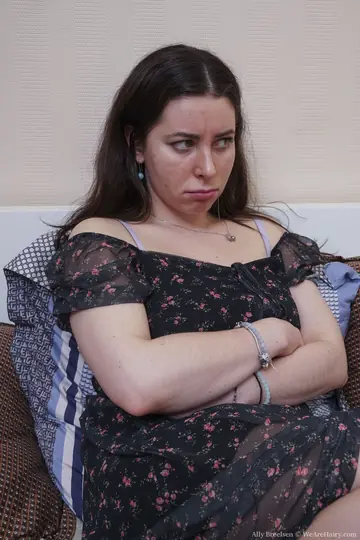 Busty Russian Amateur Shows Her Hairy Bush in the Bedroom