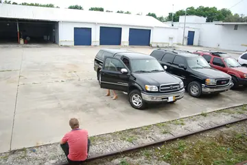 Tall Mature Blonde in a Skirt Gives Public Blowjob and Handjob