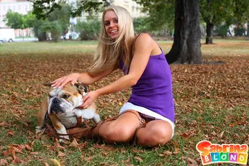 Sabrinka – Slim Czech Blonde Takes BBC Doggy Style in the Bathroom
