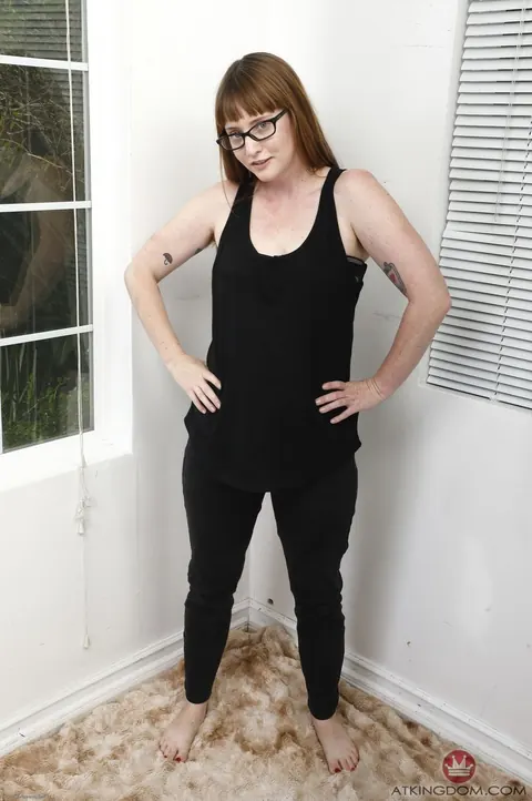 Thelma Sleaze: BBW Redhead Spreads Her Hairy Pussy and Ass – photo 1 of 21